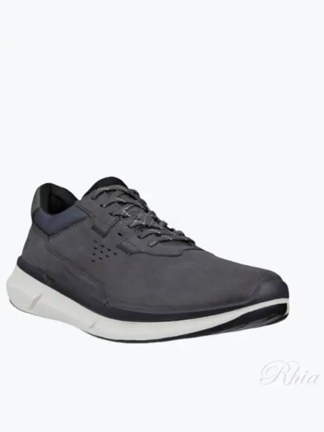 Biom 2.2 Leather Low Top Sneakers Grey - ECCO - BALAAN 2