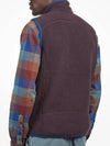 Men's Retro Pile Vest Obsidian Plum - PATAGONIA - BALAAN 4