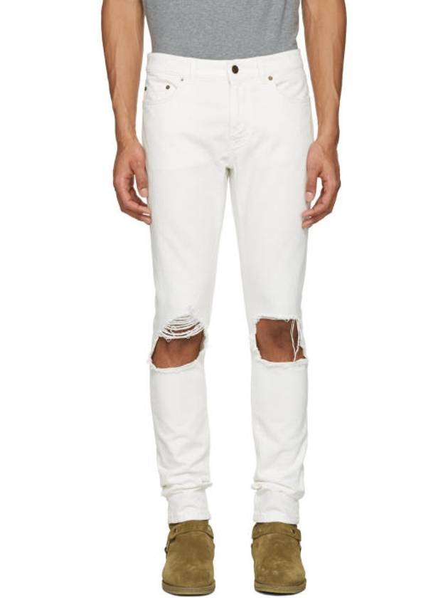 Moufa Skinny Jean White - SAINT LAURENT - BALAAN 2