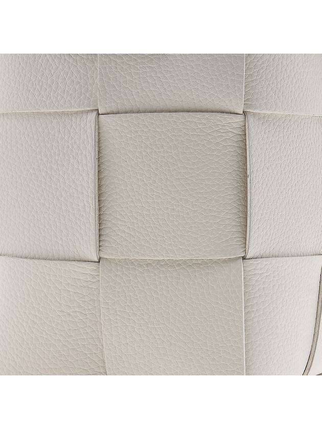 Cassette Intrecciato Mini Bucket Bag White - BOTTEGA VENETA - BALAAN 8