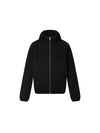 Monogram Detail Hooded Denim Jacket Black - LOUIS VUITTON - BALAAN 1