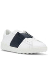 Hidden Open Band Low Top Sneakers White - VALENTINO - BALAAN 3