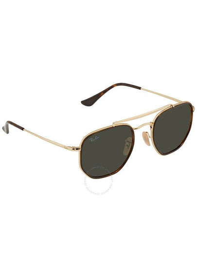 Ray Ban Marshal II Green Classic G-15 Hexagonal Unisex Sunglasses RB3648M 001 52 - RAY-BAN - BALAAN 2