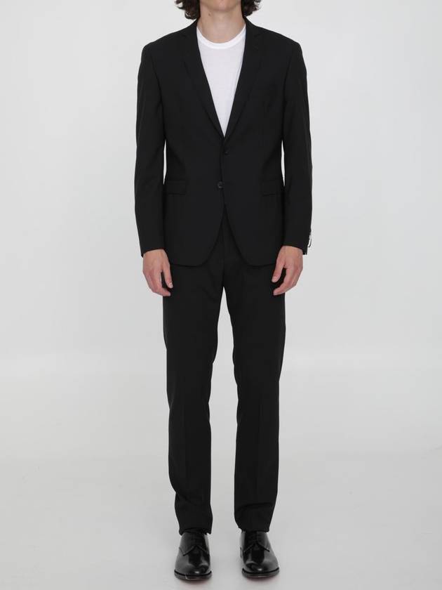 Black Stretch Wool Suit - TONELLO - BALAAN 1