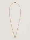 Mini Pop H Pendant Necklace Rose Gold - HERMES - BALAAN 3