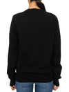 Comme des Gar ons Gold Wappen Wool Round Neck Cardigan Black - COMME DES GARCONS PLAY - BALAAN 5