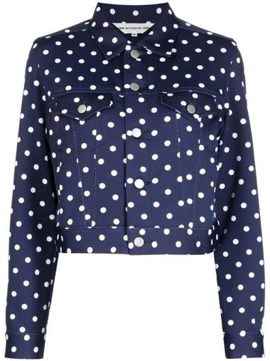 Girls Polka Dot Print Jacket NLT001 - COMME DES GARCONS - BALAAN 1