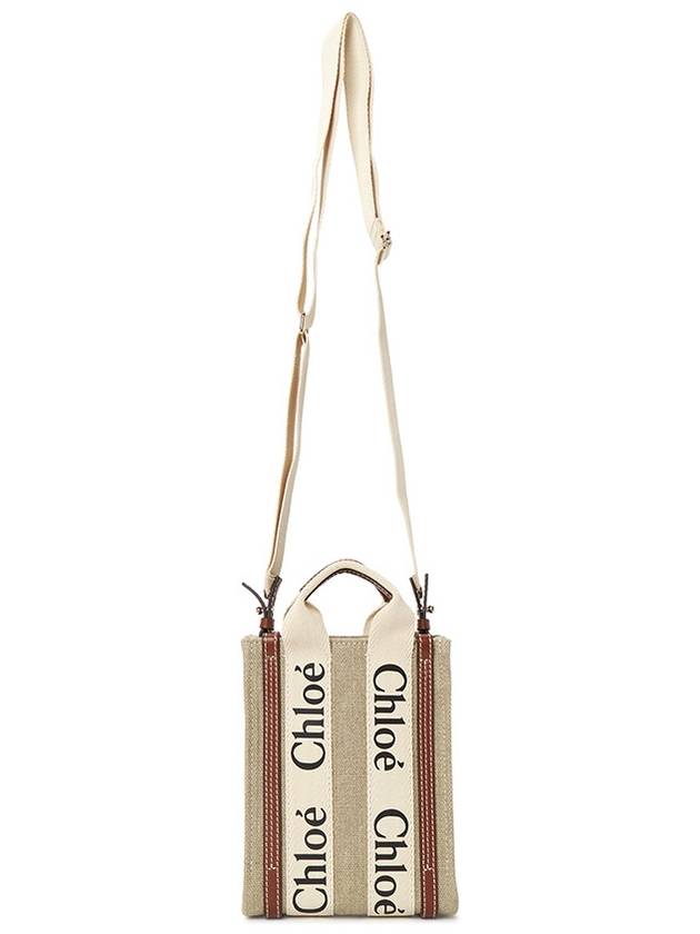 Woody Mini Tote Bag Beige Brown - CHLOE - BALAAN 7