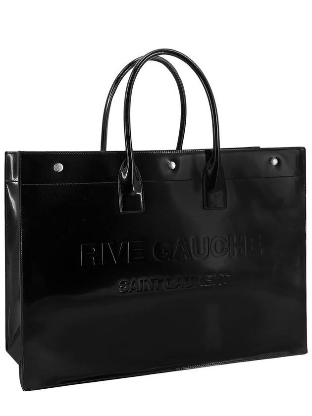 Rib GAUCHE Large Tote Bag 587273 AACP2 1000 B0110823832 - SAINT LAURENT - BALAAN 2