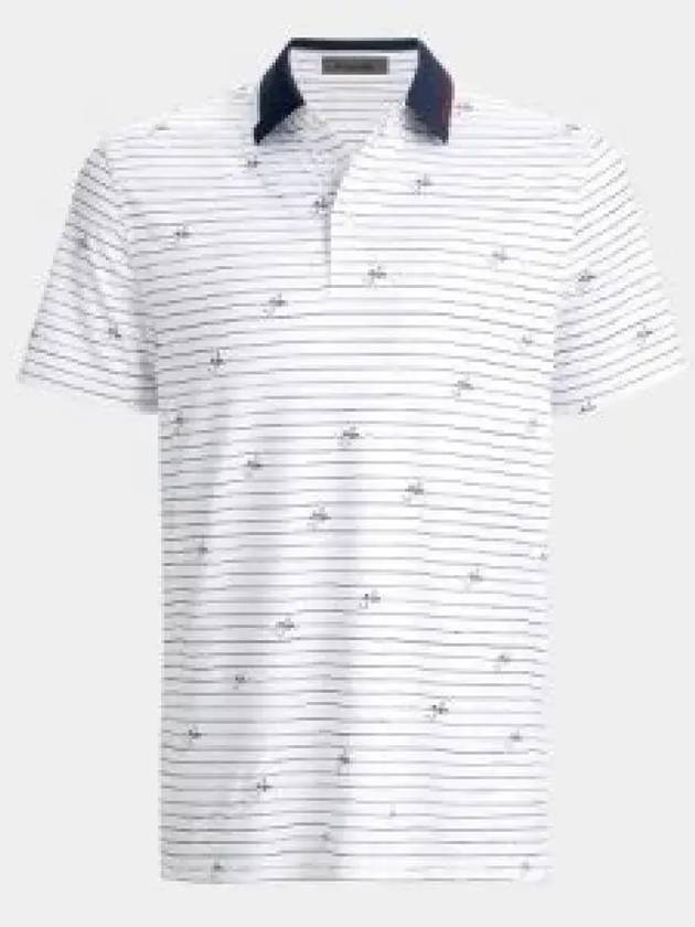 GFORE GFR SCRIPT STRIPE TECH JERSEY POLO GMP000052 SNO Men s - G/FORE - BALAAN 1