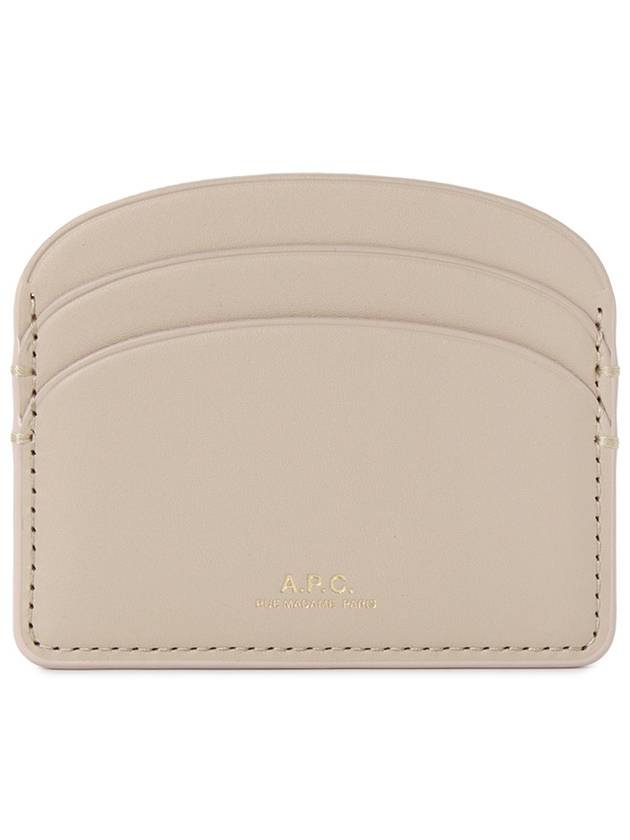 Demi Lune Card Wallet Light Beige - A.P.C. - BALAAN 2