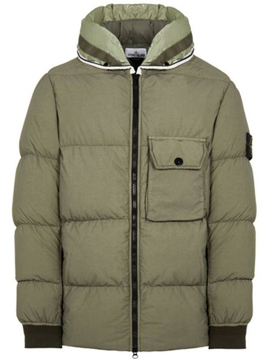 Men's Naslan Light Padding Khaki - STONE ISLAND - BALAAN 2