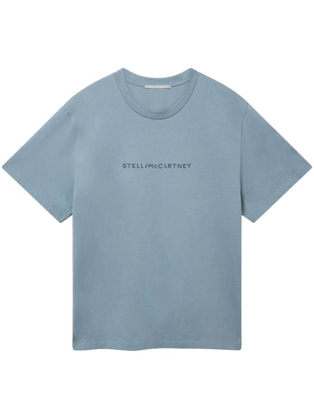 Stella McCartney Logo Oversized Cotton T-Shirt - STELLA MCCARTNEY - BALAAN 1