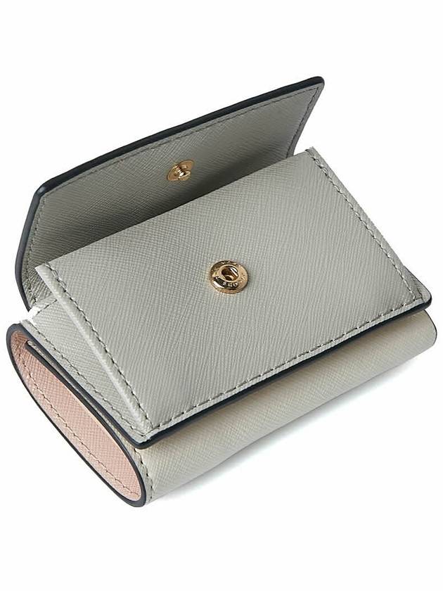 The Snapshot Mini Tri-Fold Half Wallet Dust Beige - MARC JACOBS - BALAAN 9