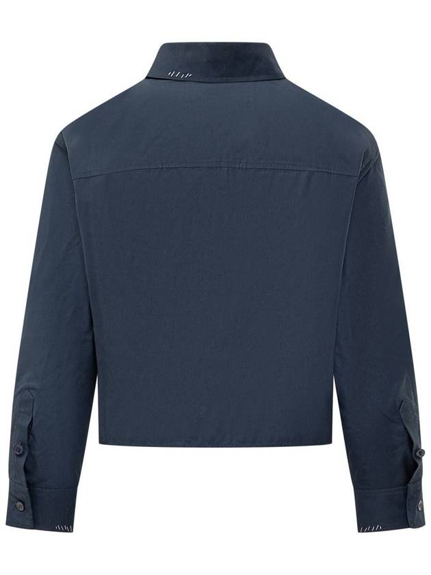 Stitching Details Shirt Blue - MARNI - BALAAN 3