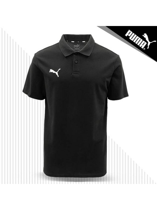 Team Goal Casual Polo Short Sleeve 65860503 Black R - PUMA - BALAAN 1