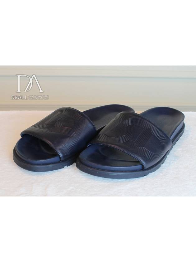 Women s Biarritz Sandals Slippers Dark Navy Size 42 Condition A - HERMES - BALAAN 2