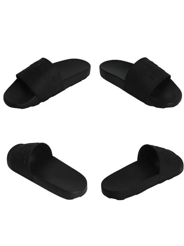 logo slippers black - BALLY - BALAAN.