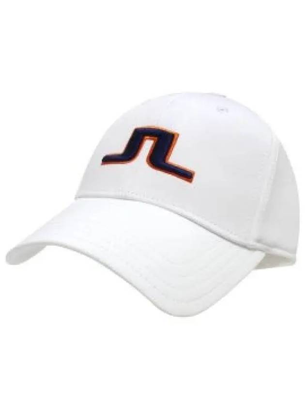 Anga Embroidered Logo Ball Cap White - J.LINDEBERG - BALAAN 2