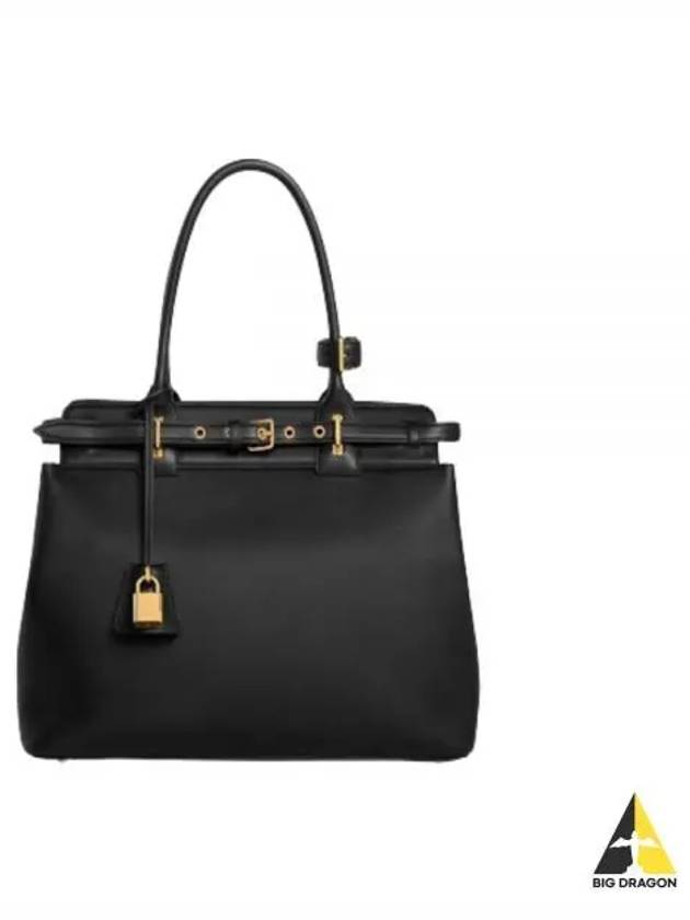 Conti Supple Calfskin Tote Bag Black - CELINE - BALAAN 2