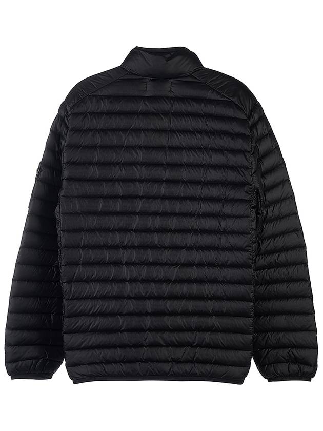 Men's Logo Patch Nylon Zip-Up Padding Black - STONE ISLAND - BALAAN 3