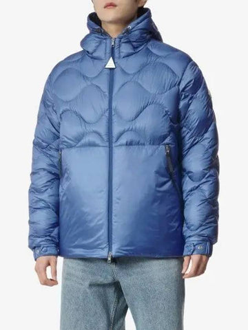 Soulier shorts down jacket blue I20911A000535967G722 - MONCLER - BALAAN 1