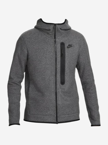 NSW Tech Fleece Zip Up Hoodie  Grey - NIKE - BALAAN 1