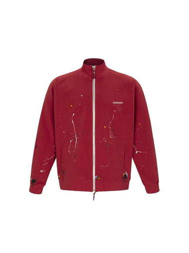 Painting Training Zip Up Jacket Red - COELONINE - BALAAN 1