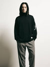 F Logo Wool Turtleneck Black - FFEFF STUDIO - BALAAN 1