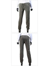 Drawstring Cotton Track Pants Khaki - MR & MRS ITALY - BALAAN 3