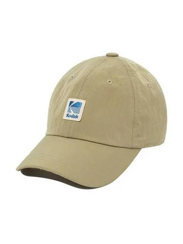 KODAK Blue Logo Relax Fit Ball Cap BEIGE - KODO - BALAAN 1