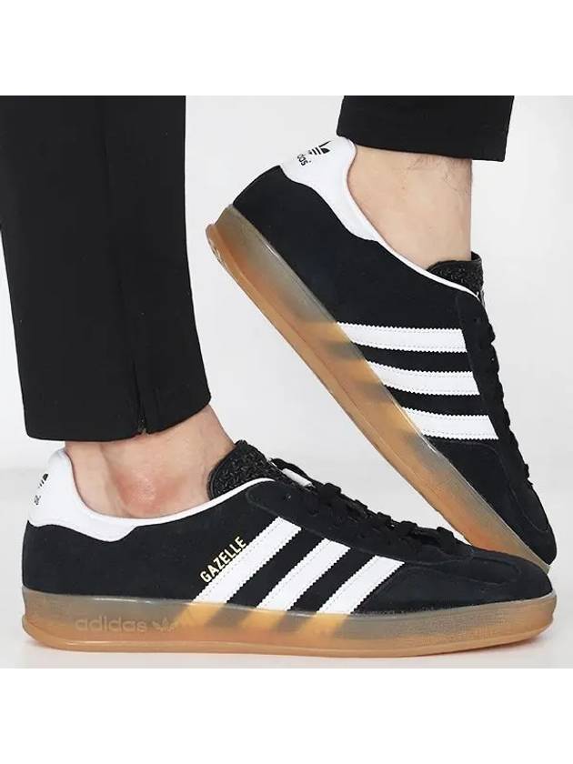 Gazelle Indoor Low Top Sneakers Core Black - ADIDAS - BALAAN 2