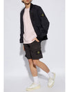 Compass Badge Bermuda Shorts Black - STONE ISLAND - BALAAN 5