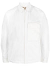 Pocket Zip-Up Mid Layer Jacket White - TEN C - BALAAN 2