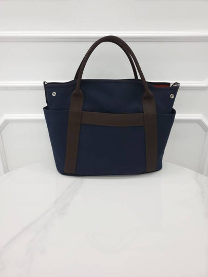 grooming bag navy - HERMES - BALAAN 2