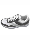 Trainer Suede Calfskin Lace-Up Low Top Sneakers Grey - CELINE - BALAAN 2