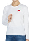 Comme des Gar ons Red Waffen Women s Long Sleeve T Shirt AZ T117 051 2 - COMME DES GARCONS PLAY - BALAAN 5