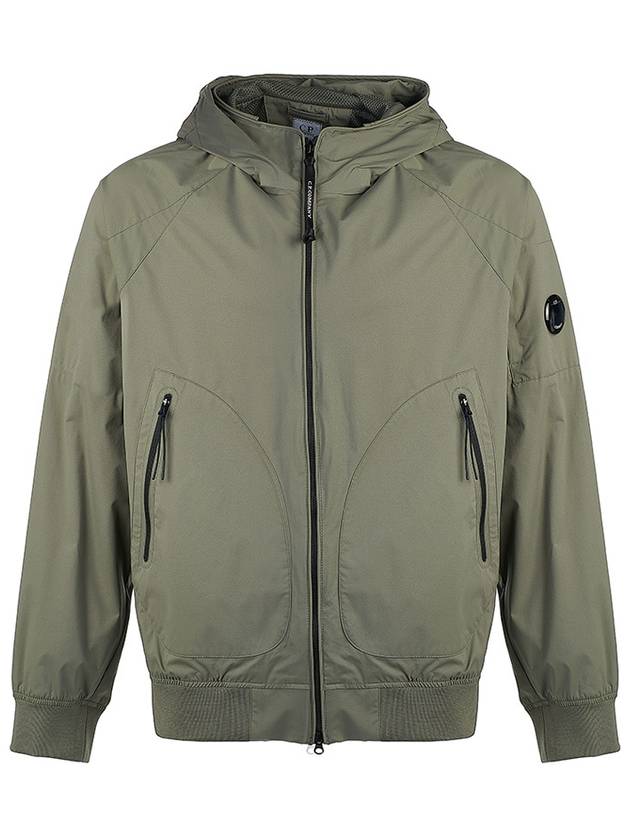 Protech Lens Wappen Hooded Jacket Bronze Green - CP COMPANY - BALAAN 2