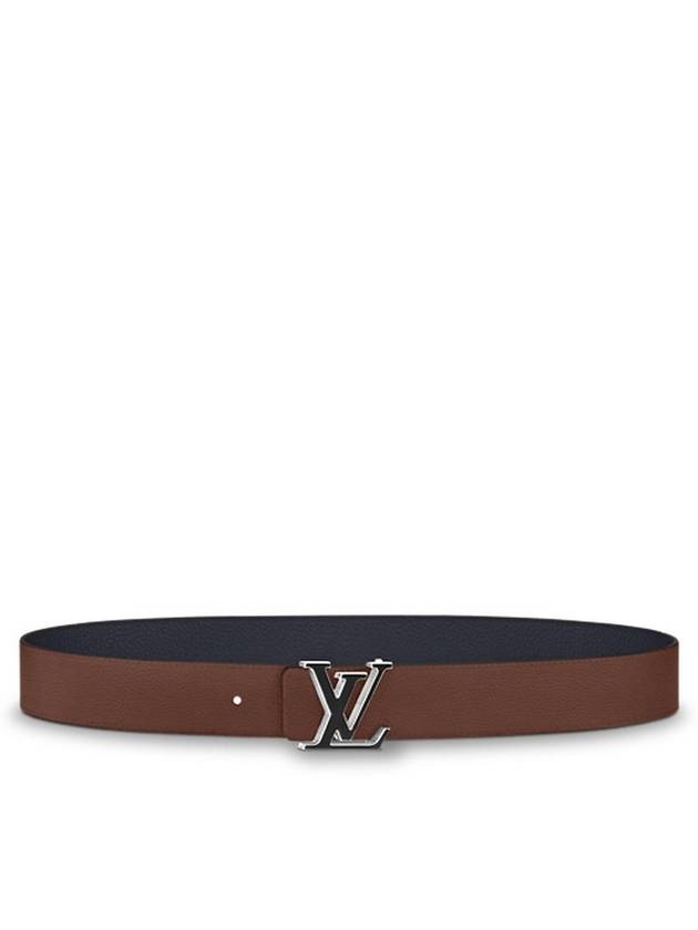 LV Tilt Reversible 40mm Leather Belt Navy - LOUIS VUITTON - BALAAN.