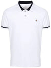 Classic ORB Logo Polo Shirt White - VIVIENNE WESTWOOD - BALAAN 2