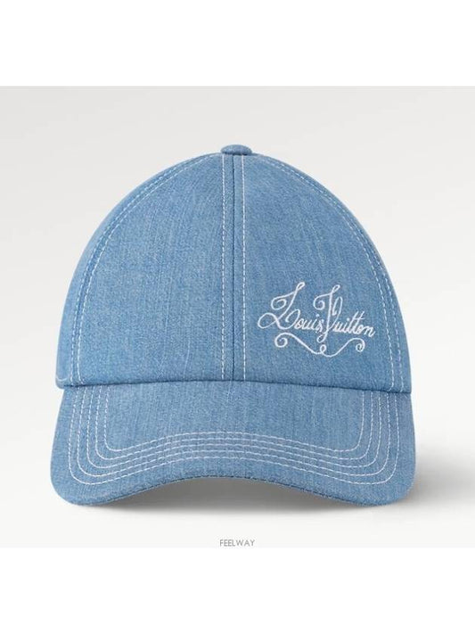 Denim Ball Cap Blue - LOUIS VUITTON - BALAAN 2