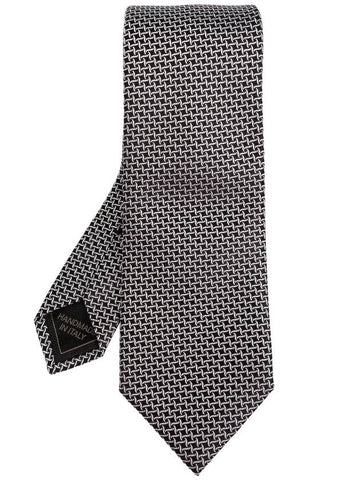 Brioni Silk Tie, Men's, Black - BRIONI - BALAAN 1