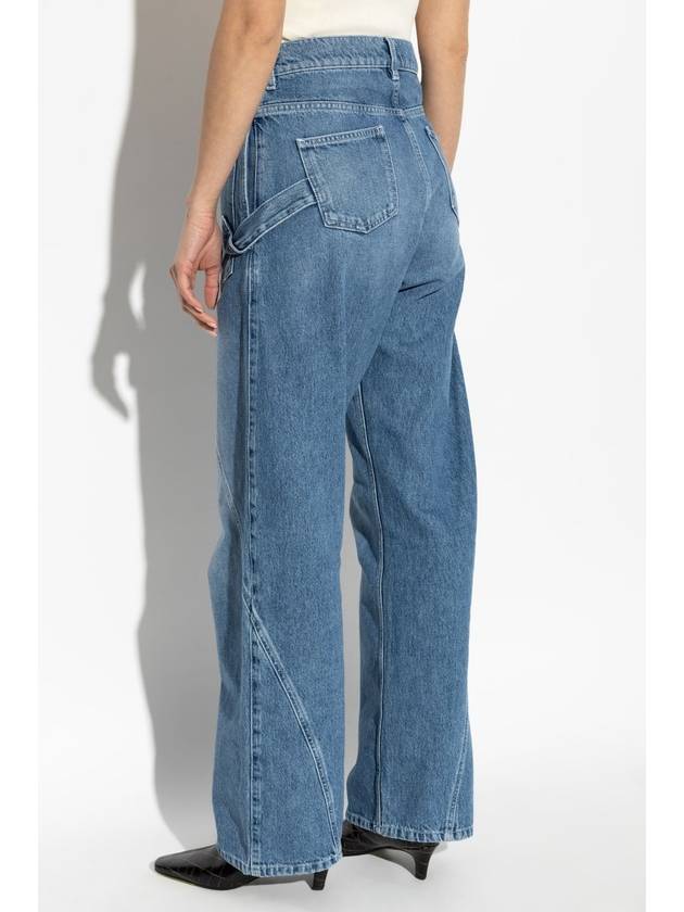 JW Anderson Jeans With Logo, Women's, Blue - JW ANDERSON - BALAAN 4