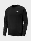 Sportswear Men's Club Fleece Crew Sweatshirt Black - NIKE - BALAAN 3