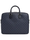 Ophidia Medium GG Briefcase Dark Blue - GUCCI - BALAAN 4