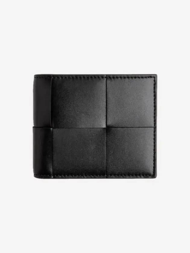 Intrecciato Half Wallet Black - BOTTEGA VENETA - BALAAN 2