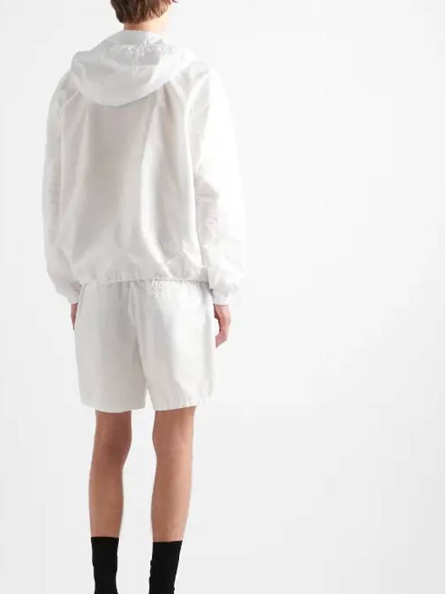 Re-Nylon Blouson Jacket White - PRADA - BALAAN 6