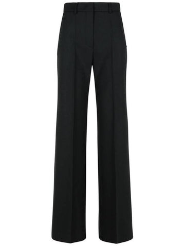 Sportmax 'Oxalis' Black Virgin Wool Pants - MAX MARA SPORTMAX - BALAAN 1