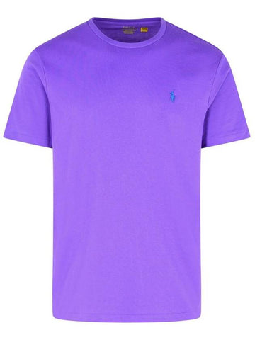 Polo Ralph Lauren Purple Cotton T-Shirt - POLO RALPH LAUREN - BALAAN 1