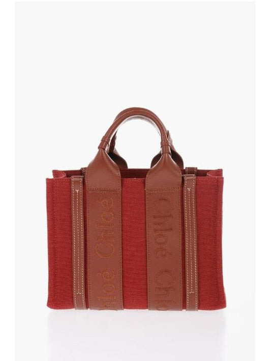 Woody Logo Tote Bag Red - CHLOE - BALAAN 1